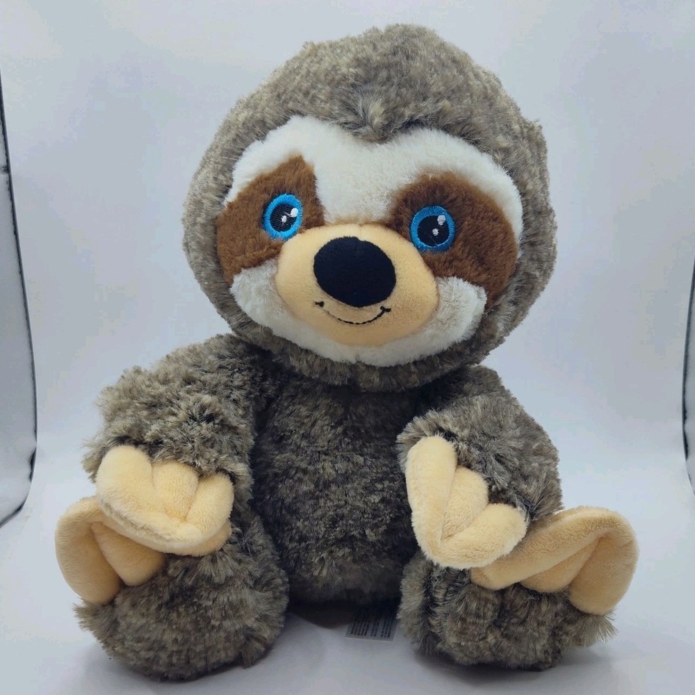 Spark Create Imagine Sloth Rattle Plush 10 Inch Crinkle Stuffed Animal Baby Toy